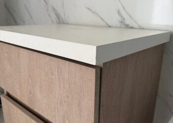 Cajonera para baño en melamina resistente al agua