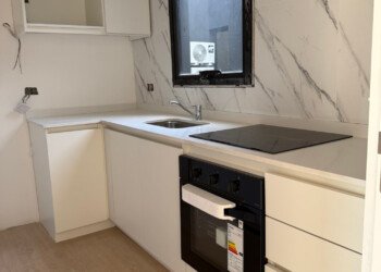 Amoblamiento en melamina para cocina San Miguel